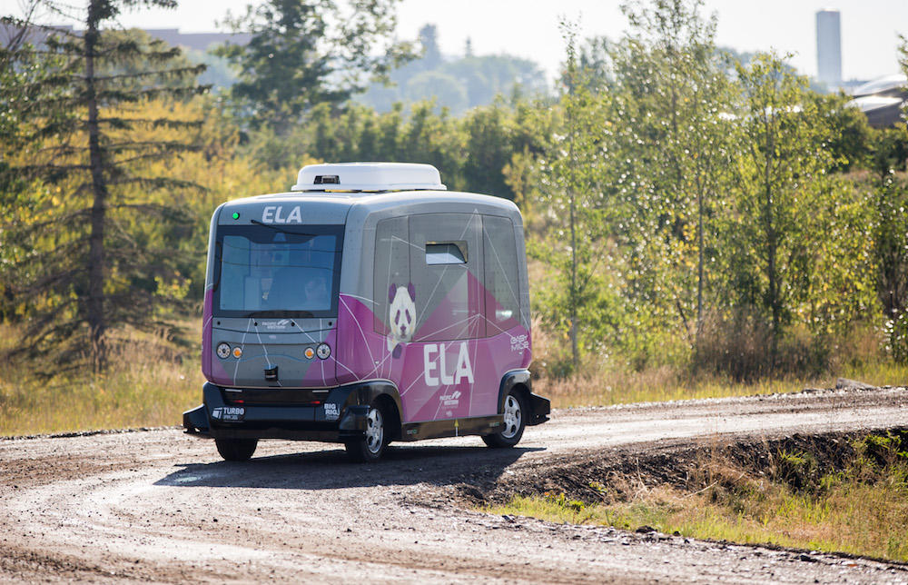The ELA, or “Electric Autonomous,” is a fully-accessible 12-person autonomous vehicle. The project is being run by the City of Calgary in collaboration with Alberta-based Pacific Western Transportation. University of Calgary researchers have projects running throughout the program.