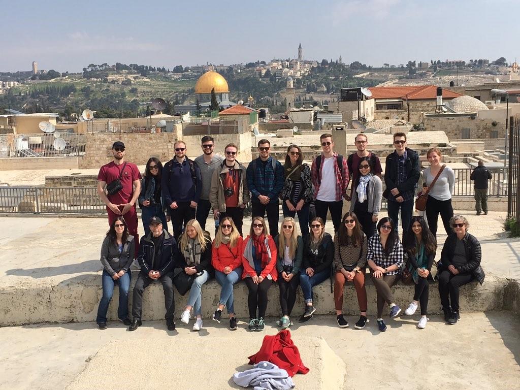 Master's students in The School of Public Policy travelled to Israel in February for the Multi-Faces of Israel course, to gain international perspective from leaders and industry innovators there.