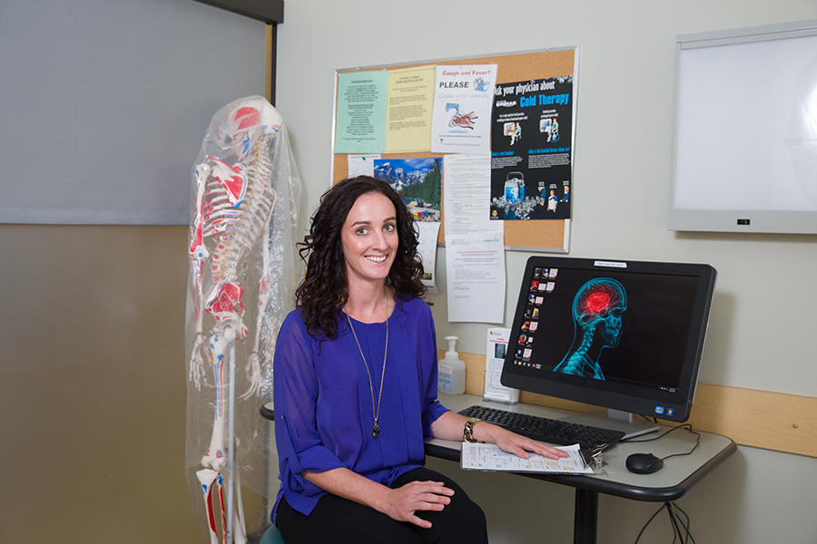 Dr. Katie MacGregor is a physician who has been actively involved in the launch of the Acute Sports Concussion Clinic. Calgary's first sport concussion clinic is set to open Sept. 22 at the University of Calgary's Sport Medicine Centre.