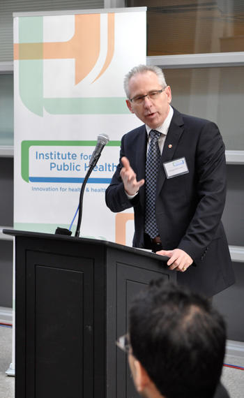 Ed McCauley, vice-president (research) says the Institute for Public Health will make an important contribution toward the university becoming one of Canada’s top five research intensive universities by 2016.