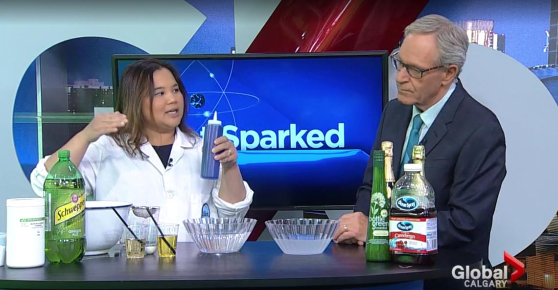 A child star in her native Singapore, in Calgary Mylde has combined her passion for performance and hands-on learning in live science demonstrations and experiments on stage at TELUS Spark and in a weekly Global TV spot, Get Sparked.