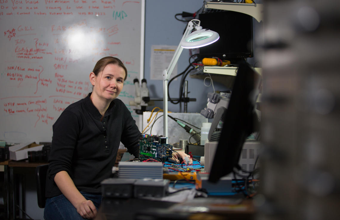 Dr. Emma Spanswick is part of a team recently given a prestigious award by NASA.
