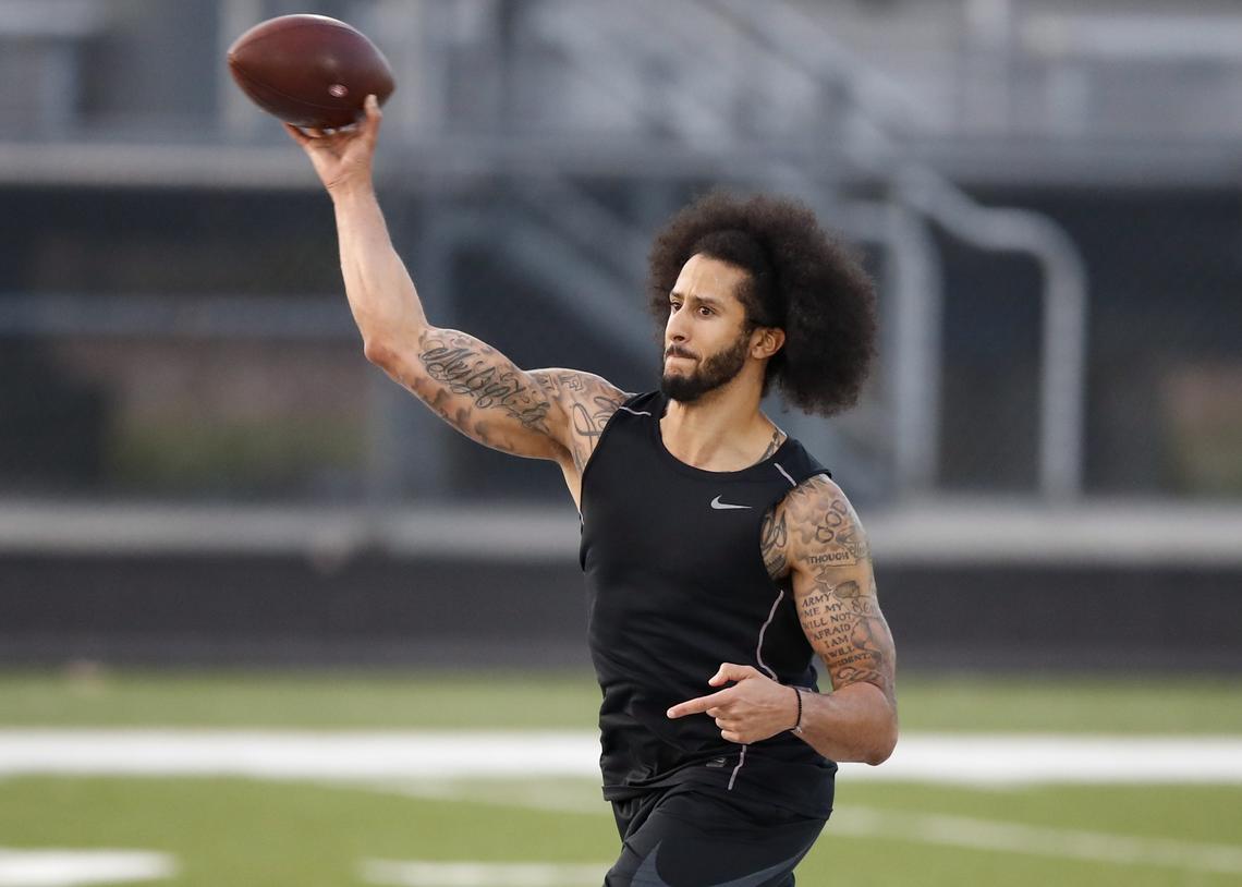 Free agent Colin Kaepernick 