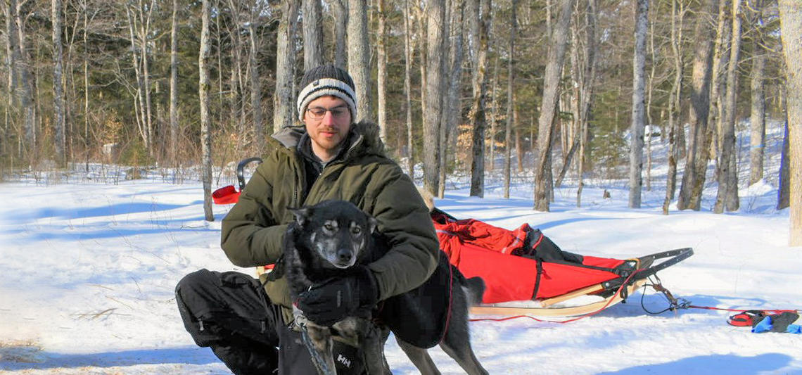 Nicholas Butt says cohort members learned lessons in teamwork and selflessness during the expedition as the needs of the dogs always came first. Photo courtesy of Nicholas Butt