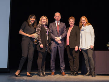 Students, faculty, and staff receive diversity awards followed by a thought-provoking keynote from comedian and activist Adora Nwofor during Diversity Days 2019 at the University of Calgary.
