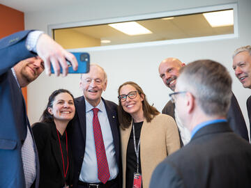 Jean Chretien charms in fireside chat with UCalgary law students