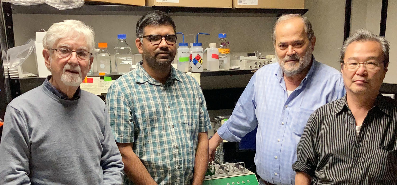 Dr. Morley Hollenberg, left, and his UCalgary research team made an important discovery about how the diabetic drug, metformin, works.  