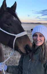 Dr. Holly Sparks and horse