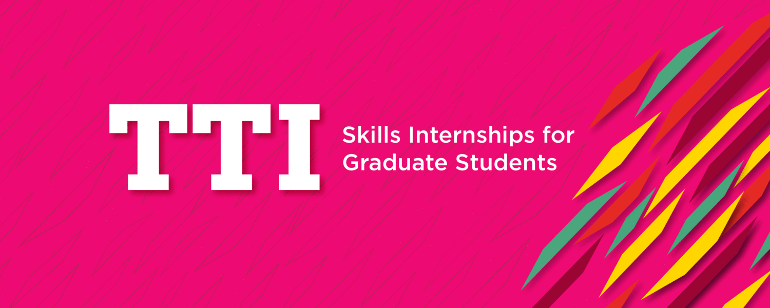 Graphic design with a pink background and colourful shards