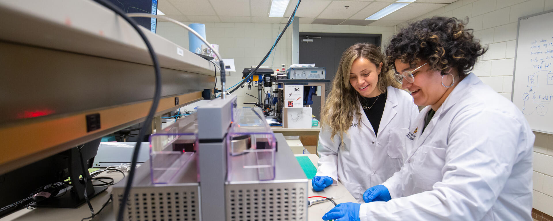 Students in lab
