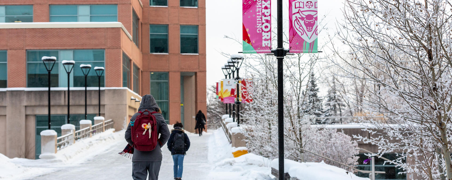 winter on main campus