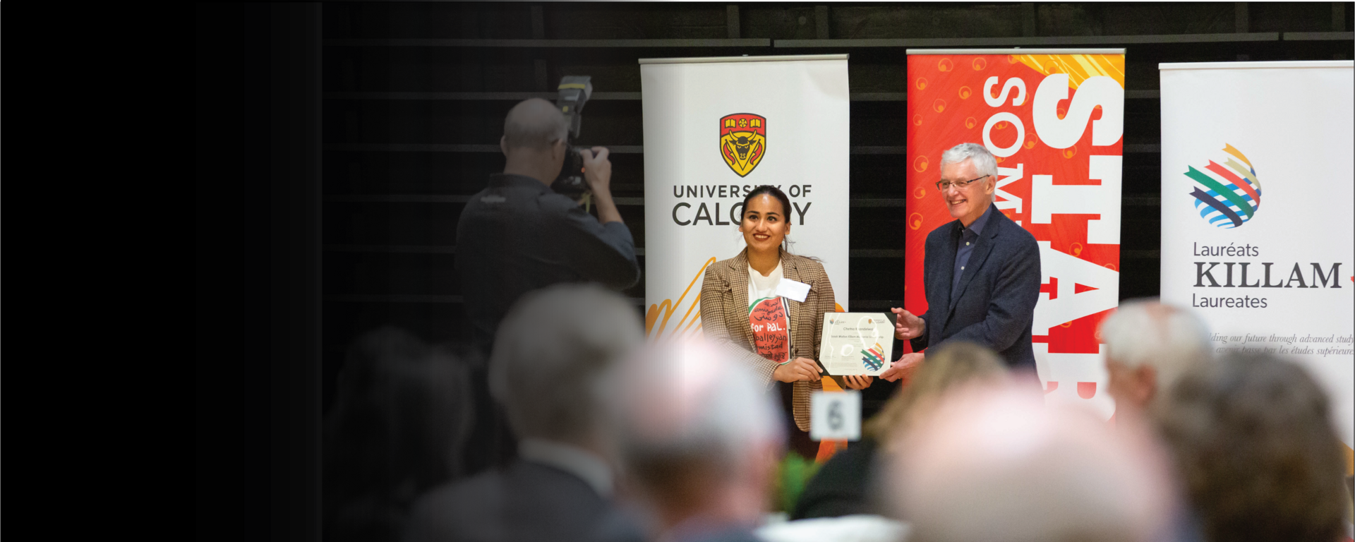 PhD receiving Killam Award