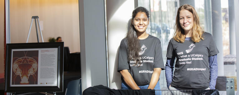 This is what a UCalgary grad student looks like!