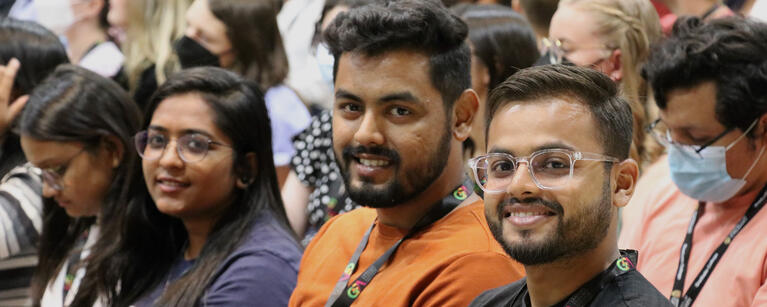 Grad Students at Graduate Orientation