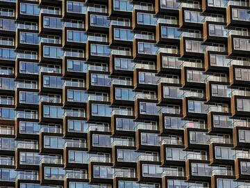 Photo of the Calgary Telus building windows
