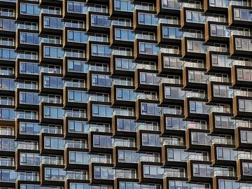 Photo of the Calgary Telus building windows