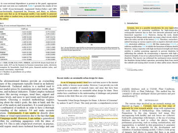 Examples of academic publications with AI generated content highlighted