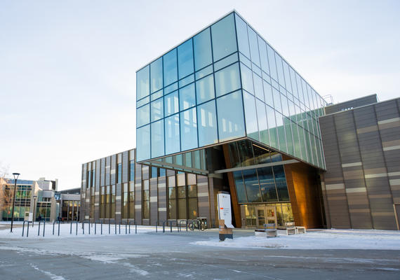 Exterior view of the Taylor Institute for Teaching and Learning building