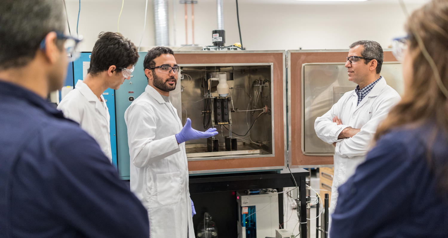 Students in lab