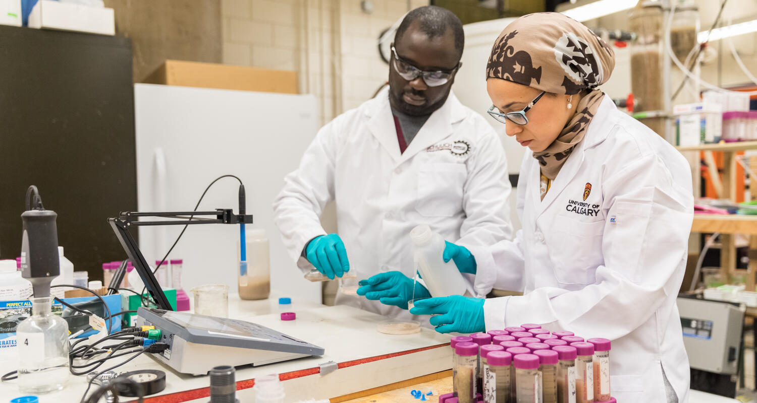 Students in lab