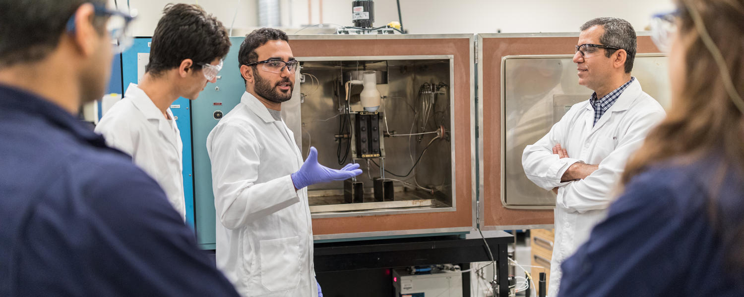 Students in lab