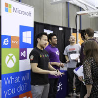 Students at Job Fair