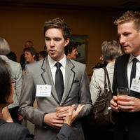 Students at Job dinner