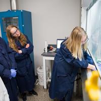 Students in a Lab